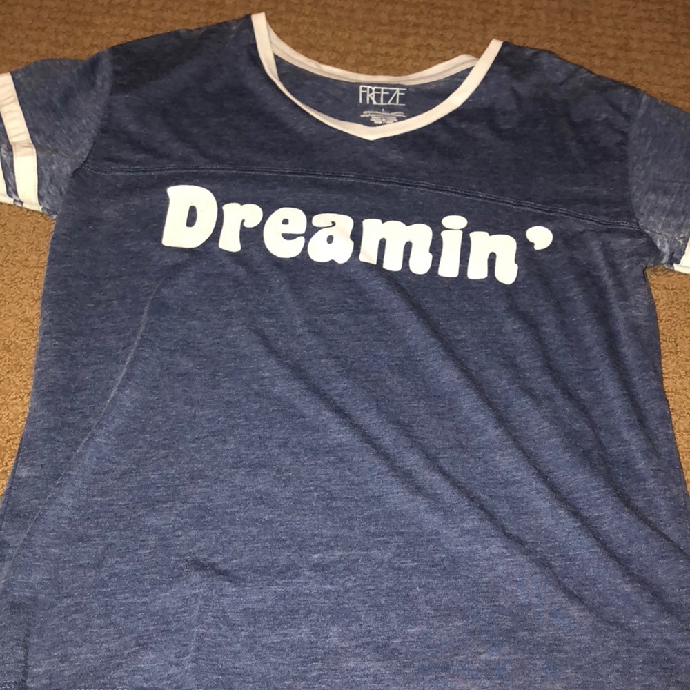 Dreaming blue shirt